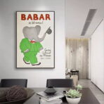 poster babar vintage 2