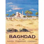 poster baghdad haifa vintage 1
