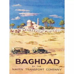 poster baghdad haifa vintage 1