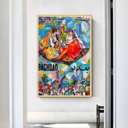 poster vintage baghdad