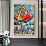 poster vintage baghdad