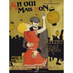 poster vintage di ballo da ballo