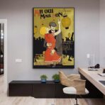 poster vintage di ballo da ballo