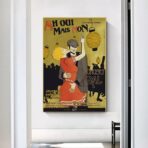 poster vintage di ballo da ballo