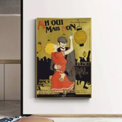 poster vintage di ballo da ballo