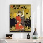 poster vintage di ballo da ballo