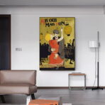 poster vintage di ballo da ballo