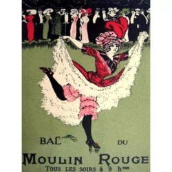 poster del ballo di fine anno vintage