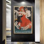 poster del ballo di fine anno vintage 1