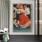poster del ballo di fine anno vintage 1