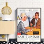 poster banca vintage