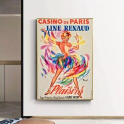 poster bar casino sexy vintage 2