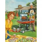 poster barbecue vintage