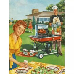 poster barbecue vintage