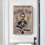 poster barbiere vintage