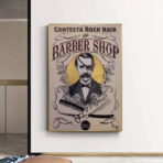 poster barbiere vintage
