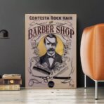 poster barbiere vintage