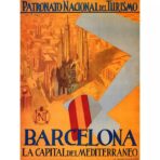 poster barcellona vintage
