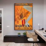 poster barcellona vintage