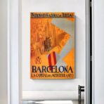 poster barcellona vintage