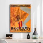 poster barcellona vintage