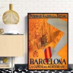 poster barcellona vintage