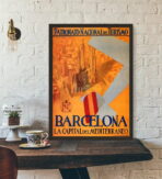 poster barcellona vintage