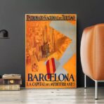 poster barcellona vintage