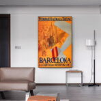 poster barcellona vintage