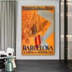poster barcellona vintage