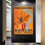 poster barcellona vintage