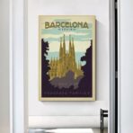 poster vintage barcellona 1