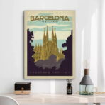 poster vintage barcellona 1