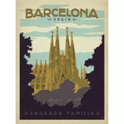 poster vintage barcellona 1