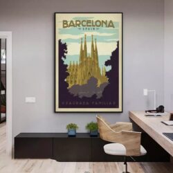 poster vintage barcellona 1