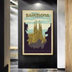 poster vintage barcellona 1