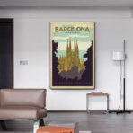 poster vintage barcellona 1