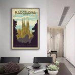 poster vintage barcellona 1