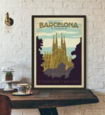 poster vintage barcellona 1