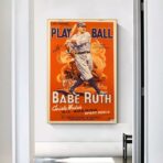 poster di baseball vintage
