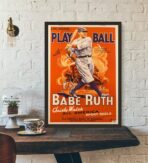 poster di baseball vintage
