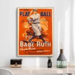 poster di baseball vintage