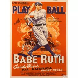 poster di baseball vintage