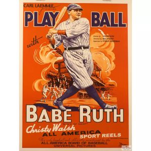 poster di baseball vintage