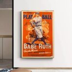 poster di baseball vintage
