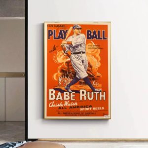 poster di baseball vintage