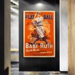 poster di baseball vintage