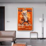poster di baseball vintage