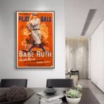 poster di baseball vintage