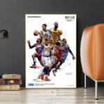 poster vintage di basket nba